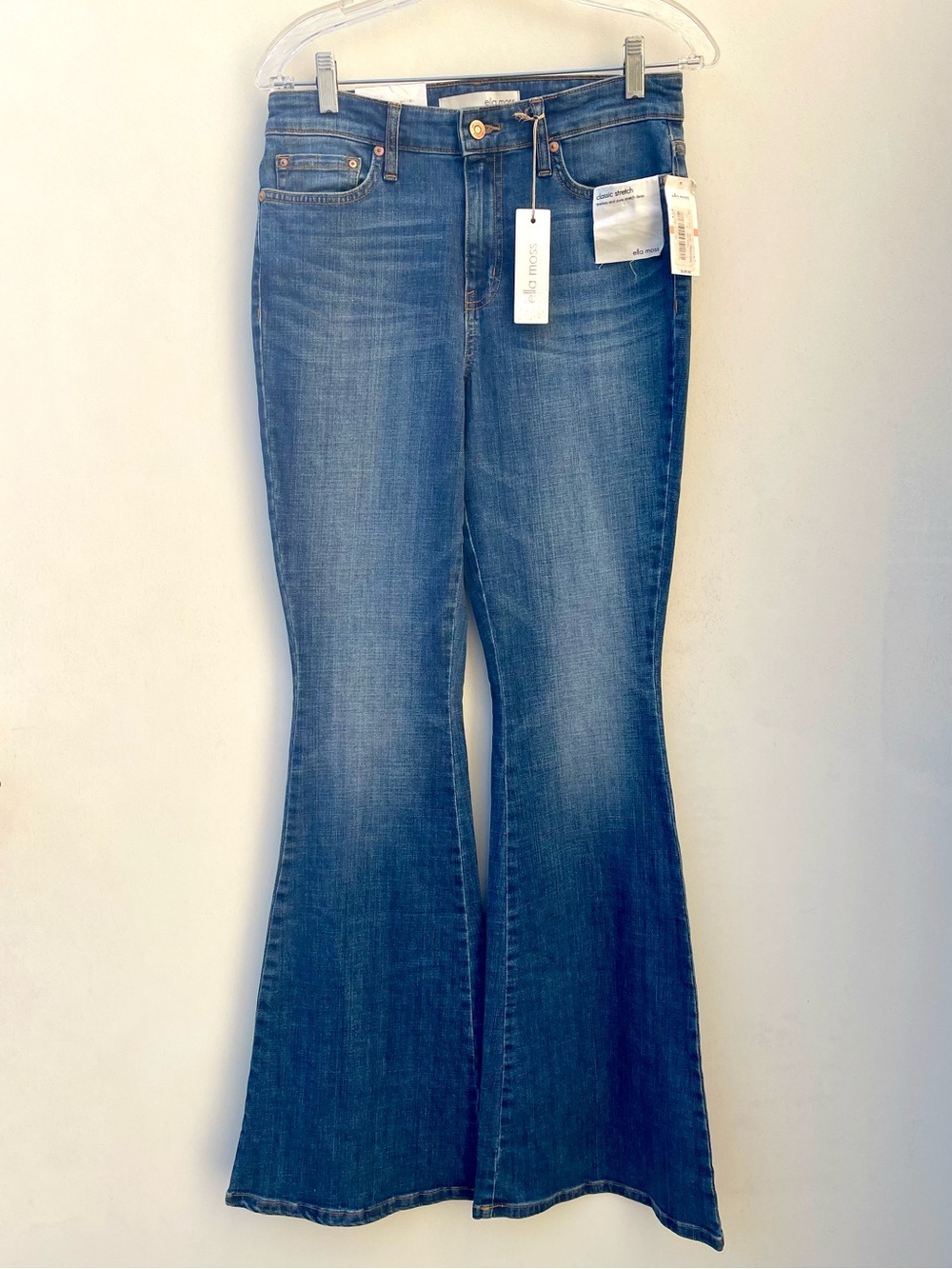 NWT- Ella Moss High Rise Flare Jeans — Junior Size 28 - Picture 6 of 9